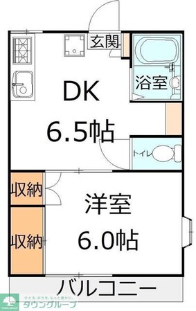 さつきコーポの物件間取画像